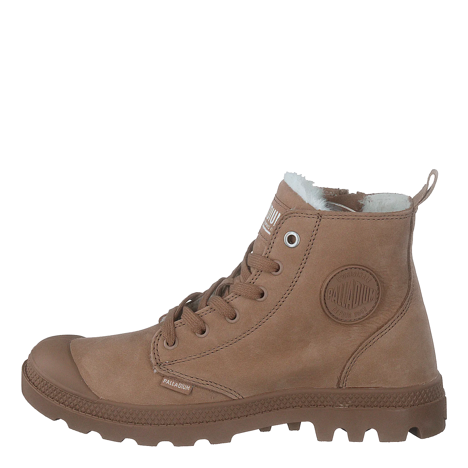 Palladium zapatos Pampa Hi Zip Wl Nude Brown