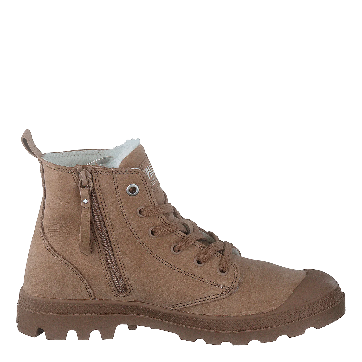 Palladium zapatos Pampa Hi Zip Wl Nude Brown