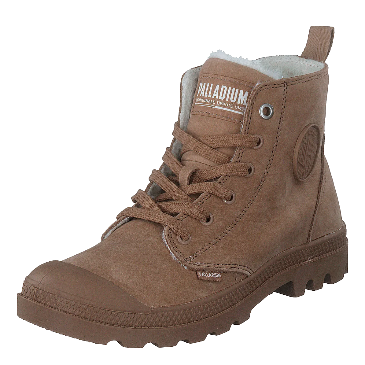 Palladium zapatos Pampa Hi Zip Wl Nude Brown