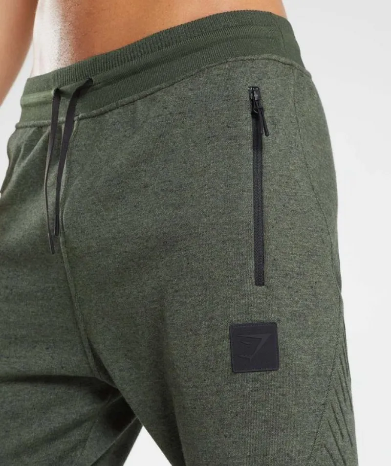 Pantalon Jogger Gymshark Retake Knit Joggers Verde Oliva | 241059-QPS