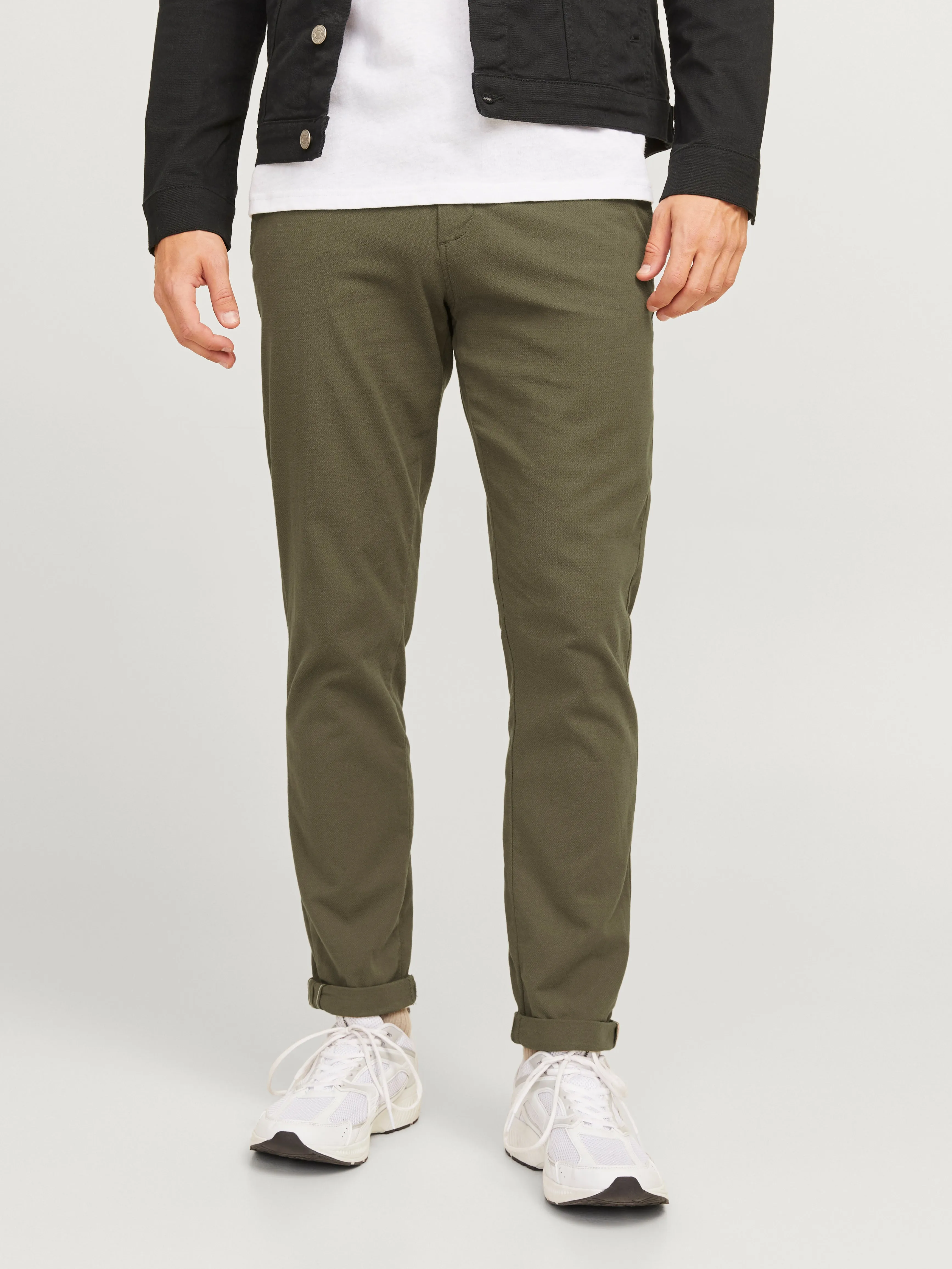 Pantalones chinos Corte slim | Verde oscuro | Jack & Jones®