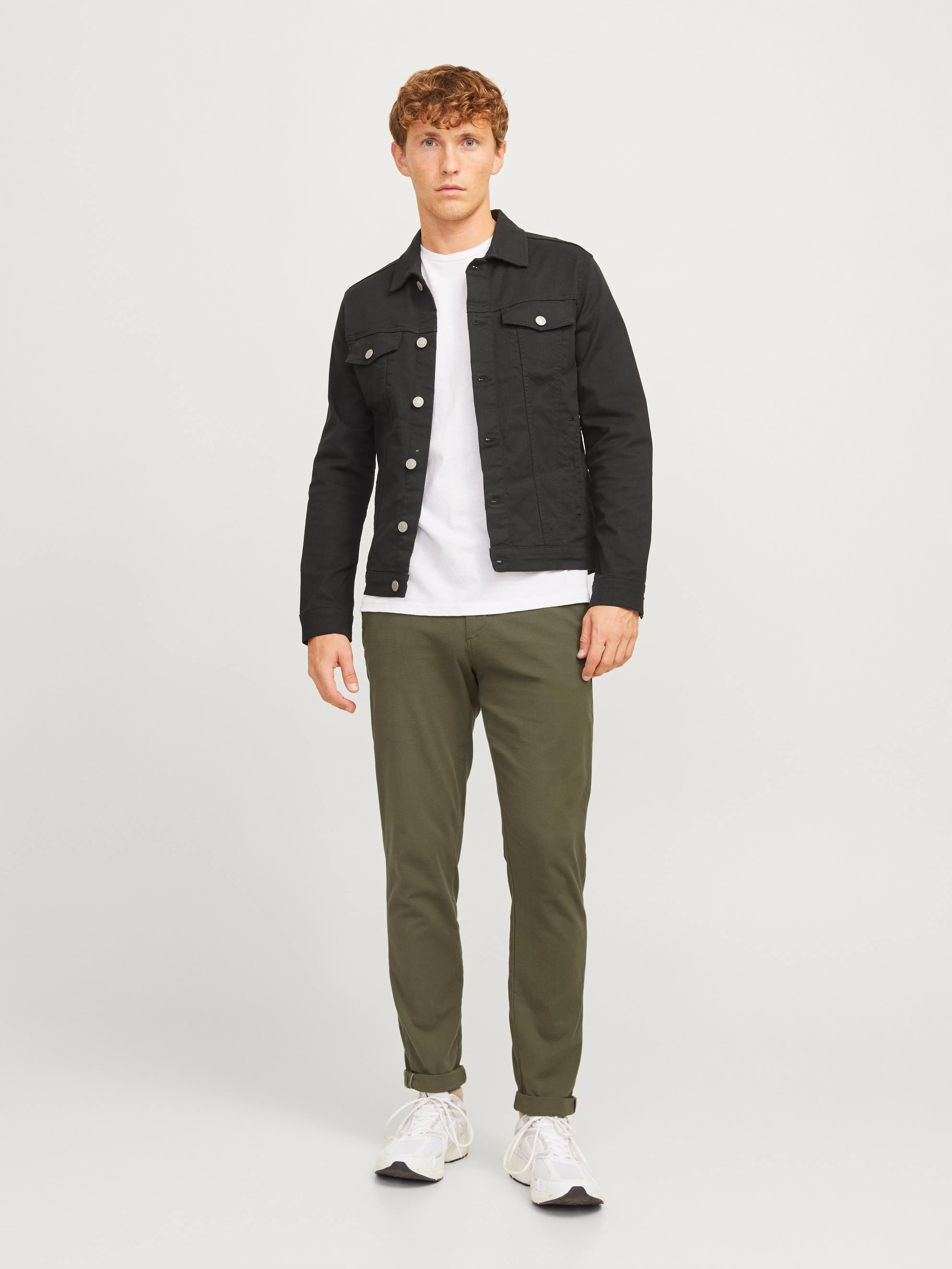 Pantalones chinos Corte slim | Verde oscuro | Jack & Jones®