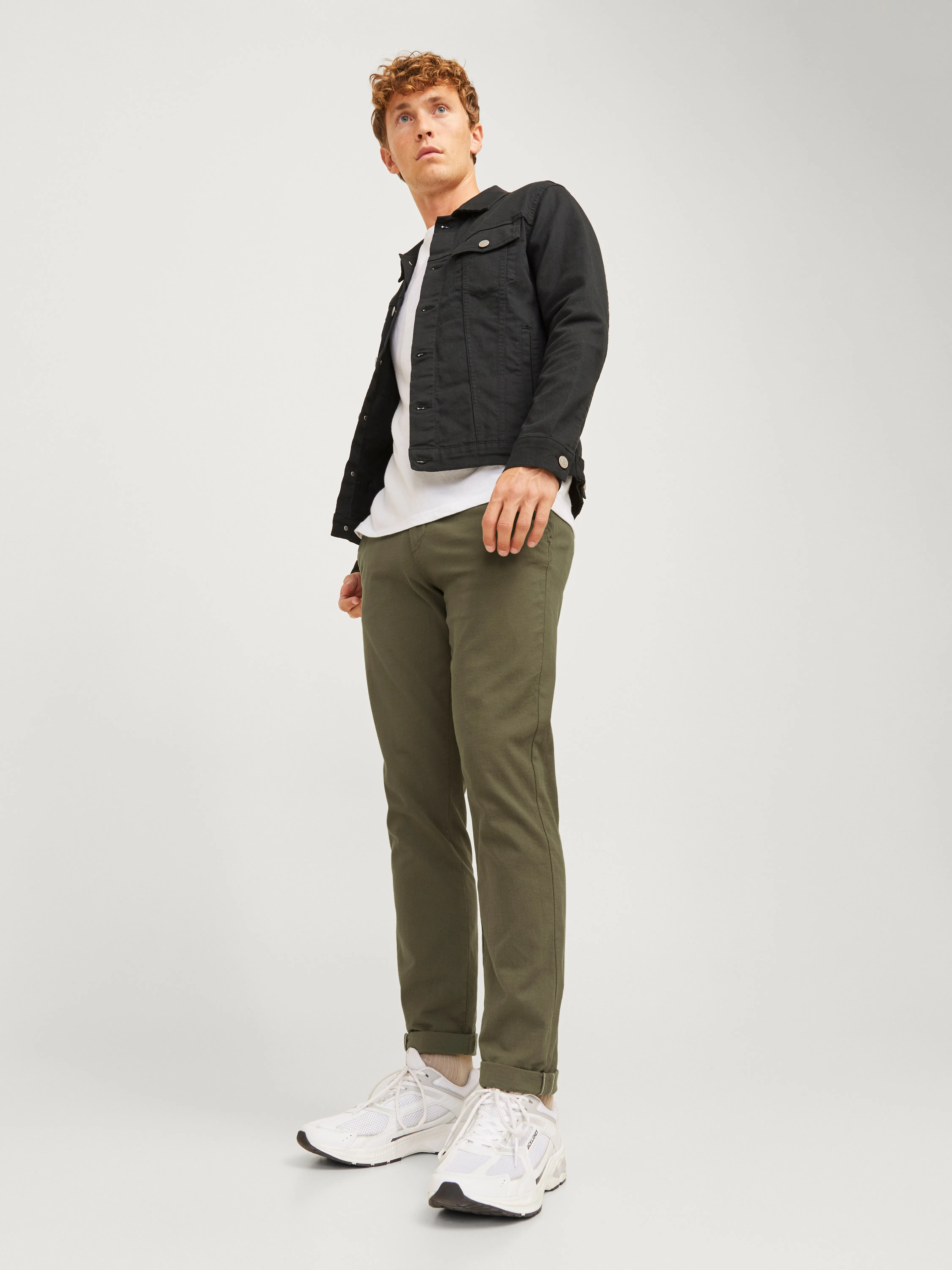 Pantalones chinos Corte slim | Verde oscuro | Jack & Jones®