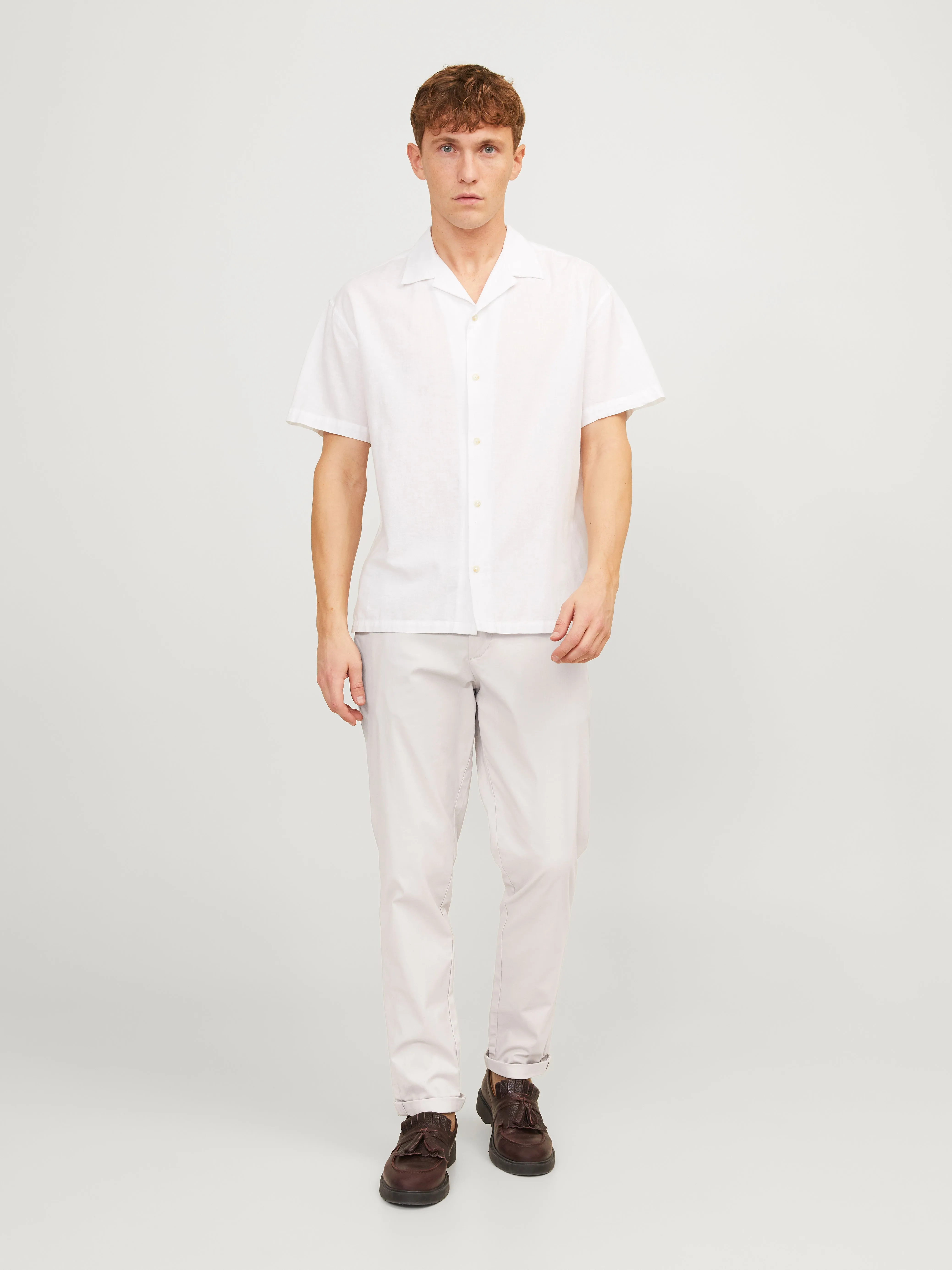 Pantalones chinos Corte tapered | Blanco | Jack & Jones®