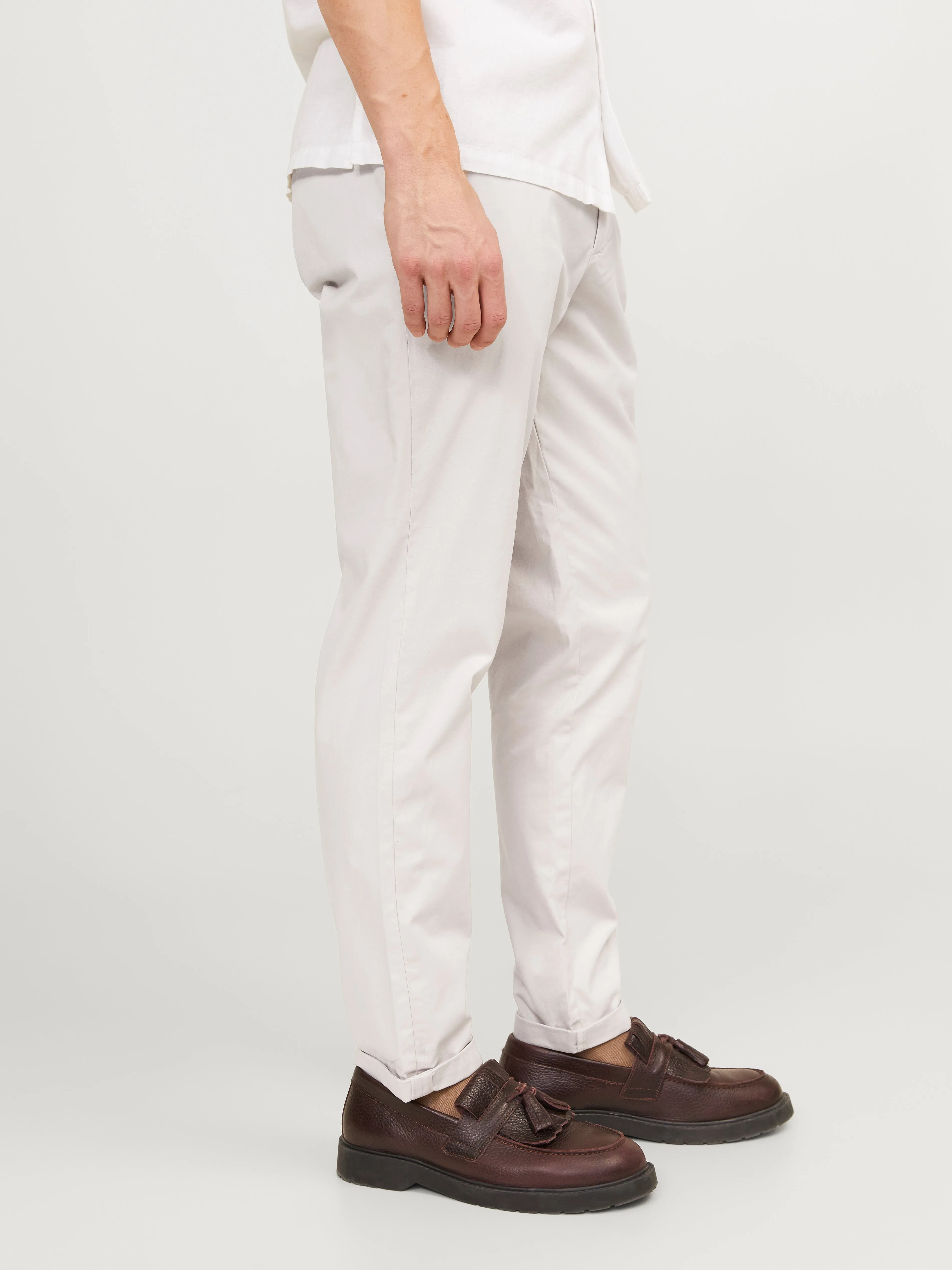 Pantalones chinos Corte tapered | Blanco | Jack & Jones®