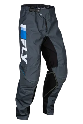 Pantalones de Cross FLY Racing Kinetic 533-Prix Azul-Carbón-Blanco