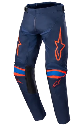 Pantalones de Cross Niño Alpinestars Racer Narin Azul Marino Medianoche-Naranja