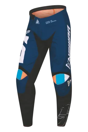 Pantalones de Cross Niño ANSWER SYNCRON CC Azul-Naranja Hiper-Negro