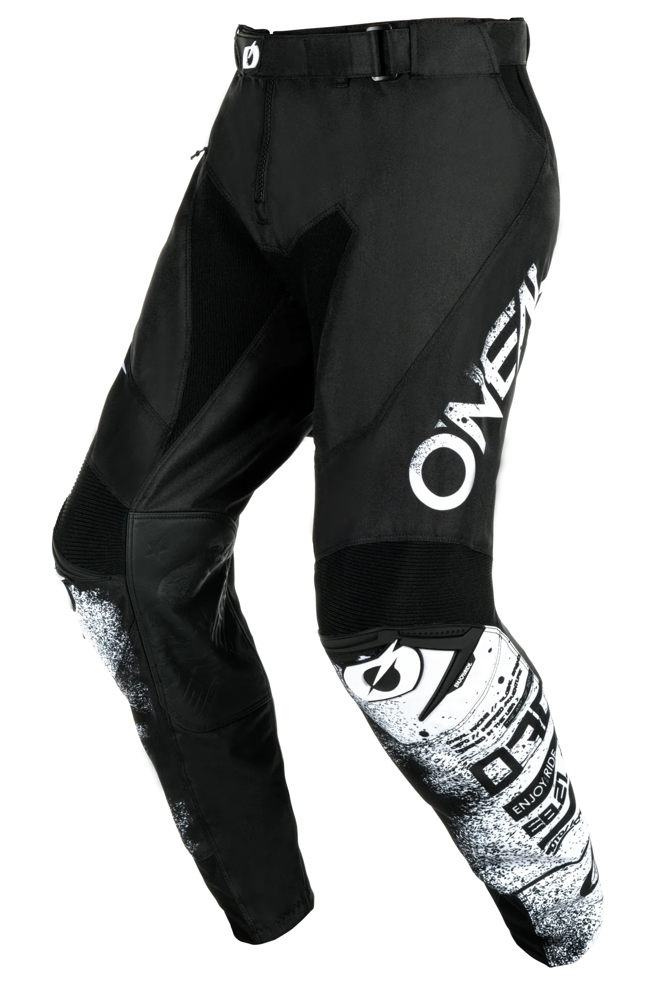 Pantalones de Cross O'Neal Mayhem Scarz Negro-Blanco 