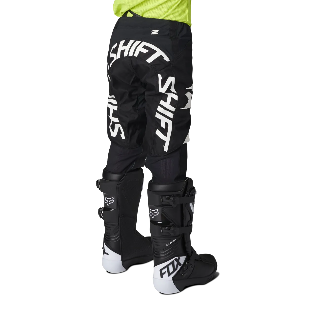 Pantalones de Cross Shift Whit3 Label Rokr Niño Negro-Blanco