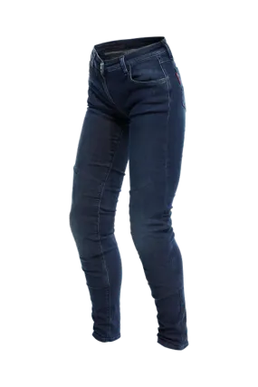 Pantalones de Moto para Mujer Dainese Brushed Skinny Azules