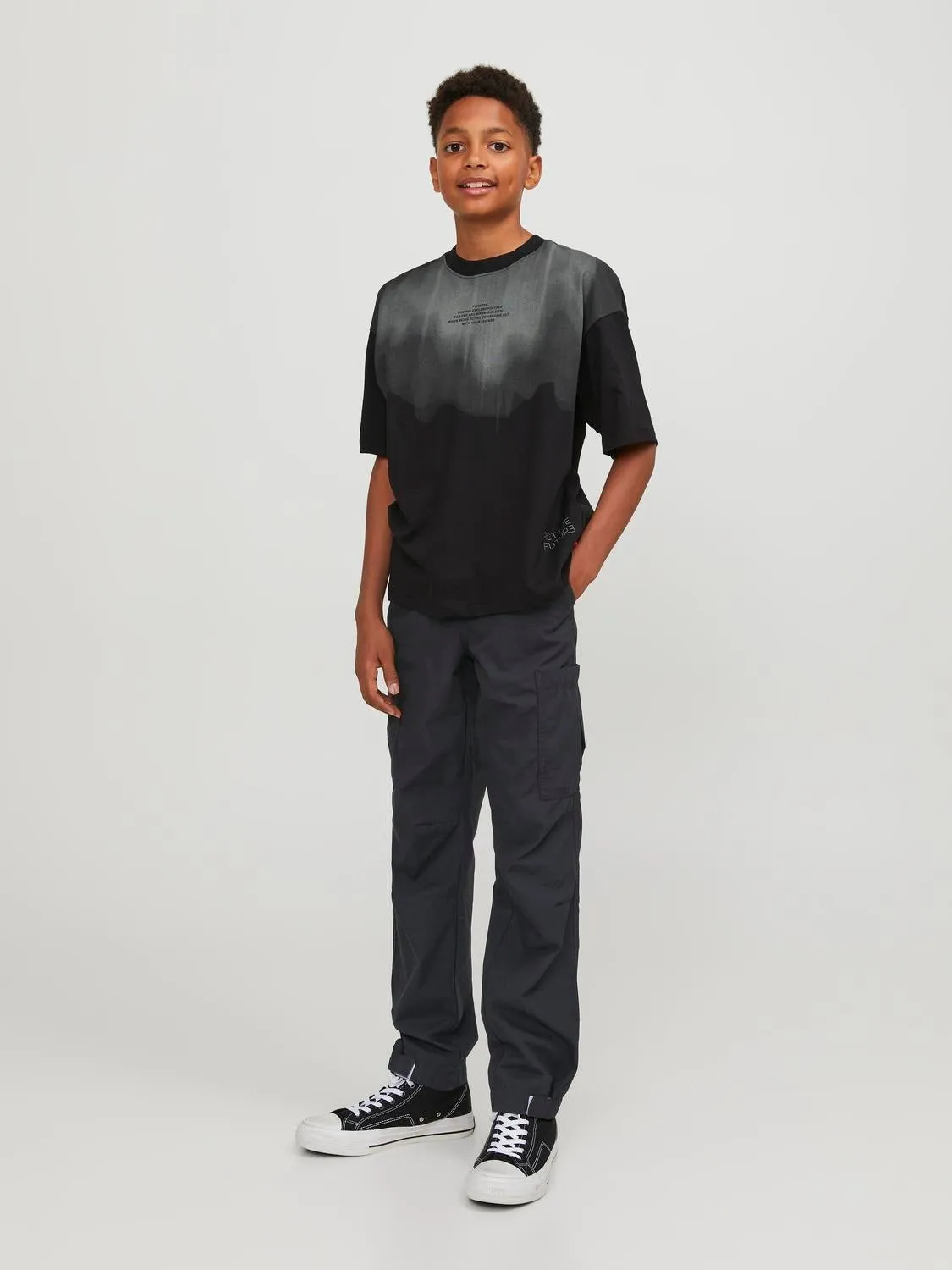 Pantalones estilo parachute Junior | Negro | Jack & Jones®