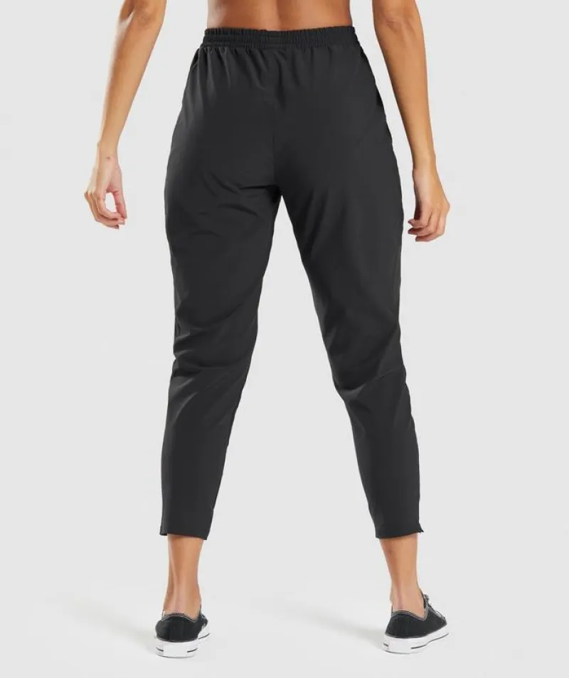 Pantalones Gymshark Maximise Pista Joggers Negros | 610795-KGH