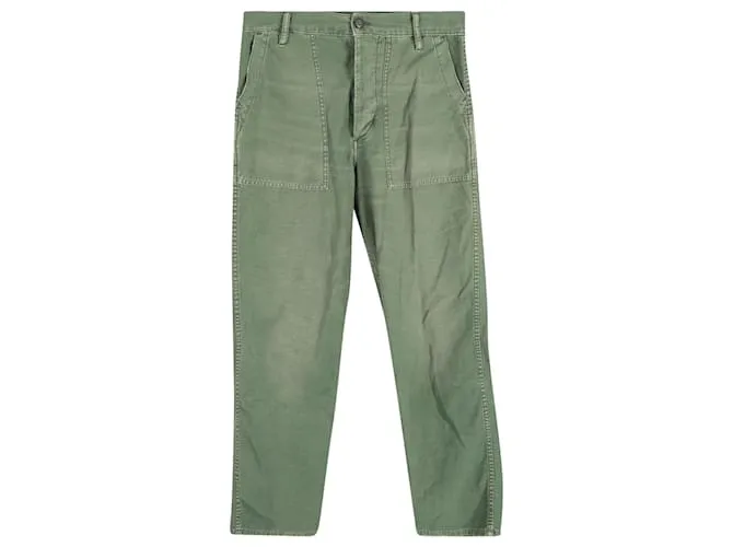 Pantalones utilitarios de algodón verde de Polo Ralph Lauren 