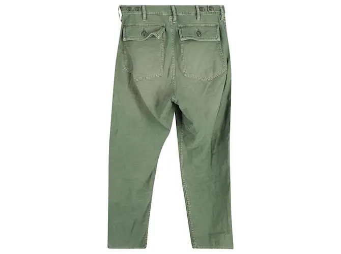 Pantalones utilitarios de algodón verde de Polo Ralph Lauren 