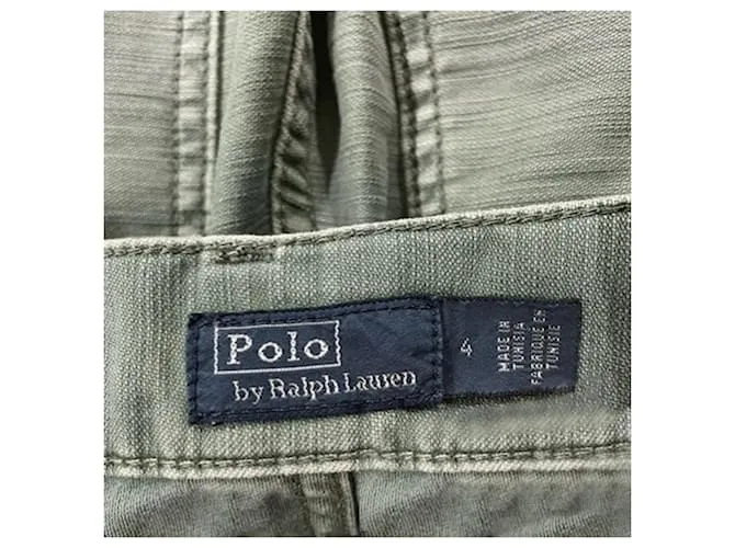 Pantalones utilitarios de algodón verde de Polo Ralph Lauren 