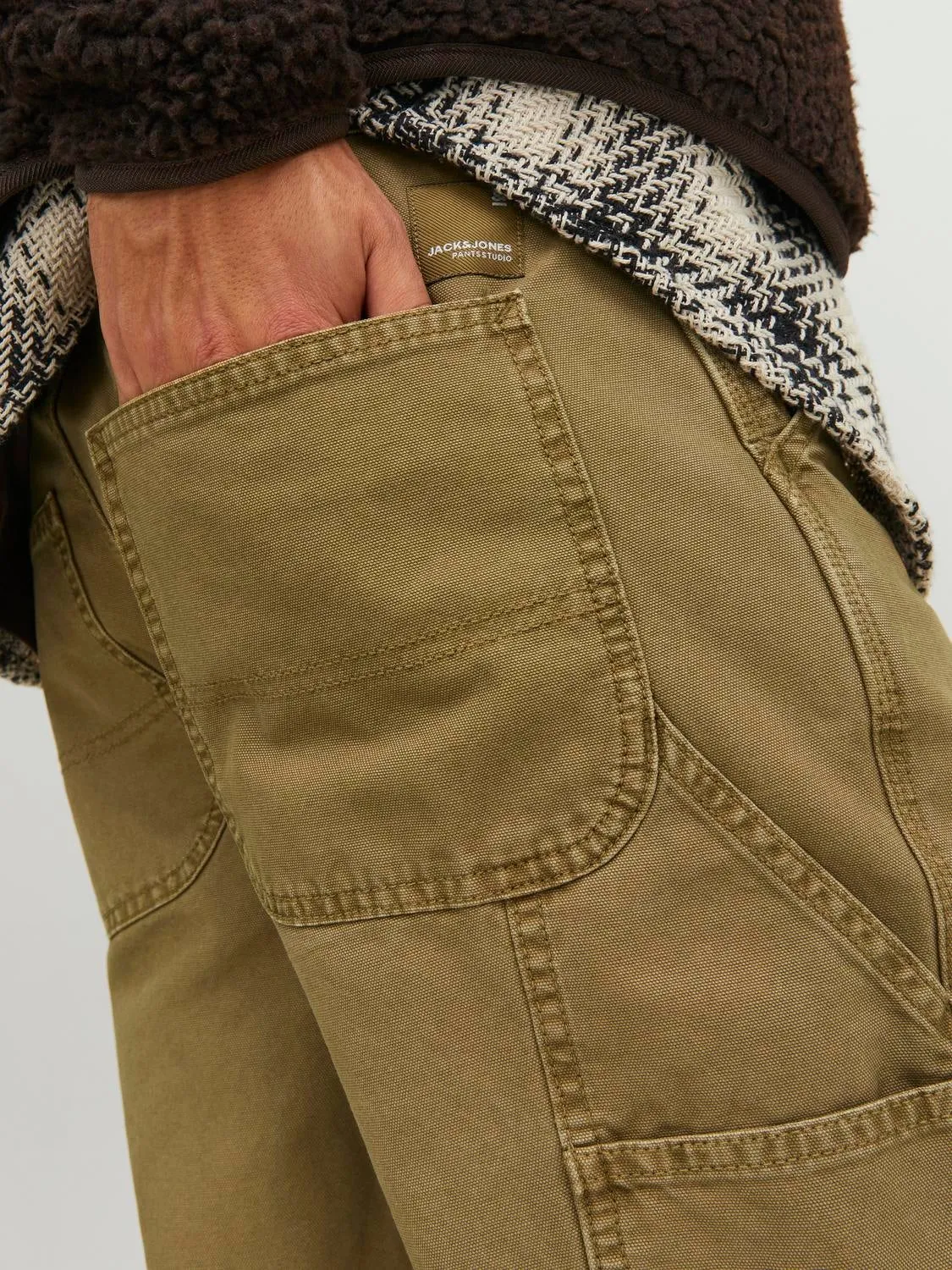 Pantalones worker Corte relaxed | Verde intermedio | Jack & Jones®