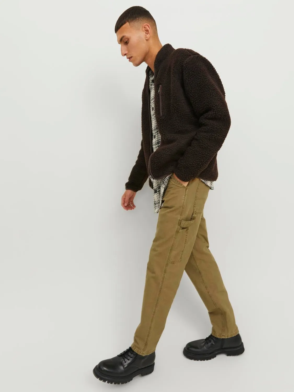 Pantalones worker Corte relaxed | Verde intermedio | Jack & Jones®