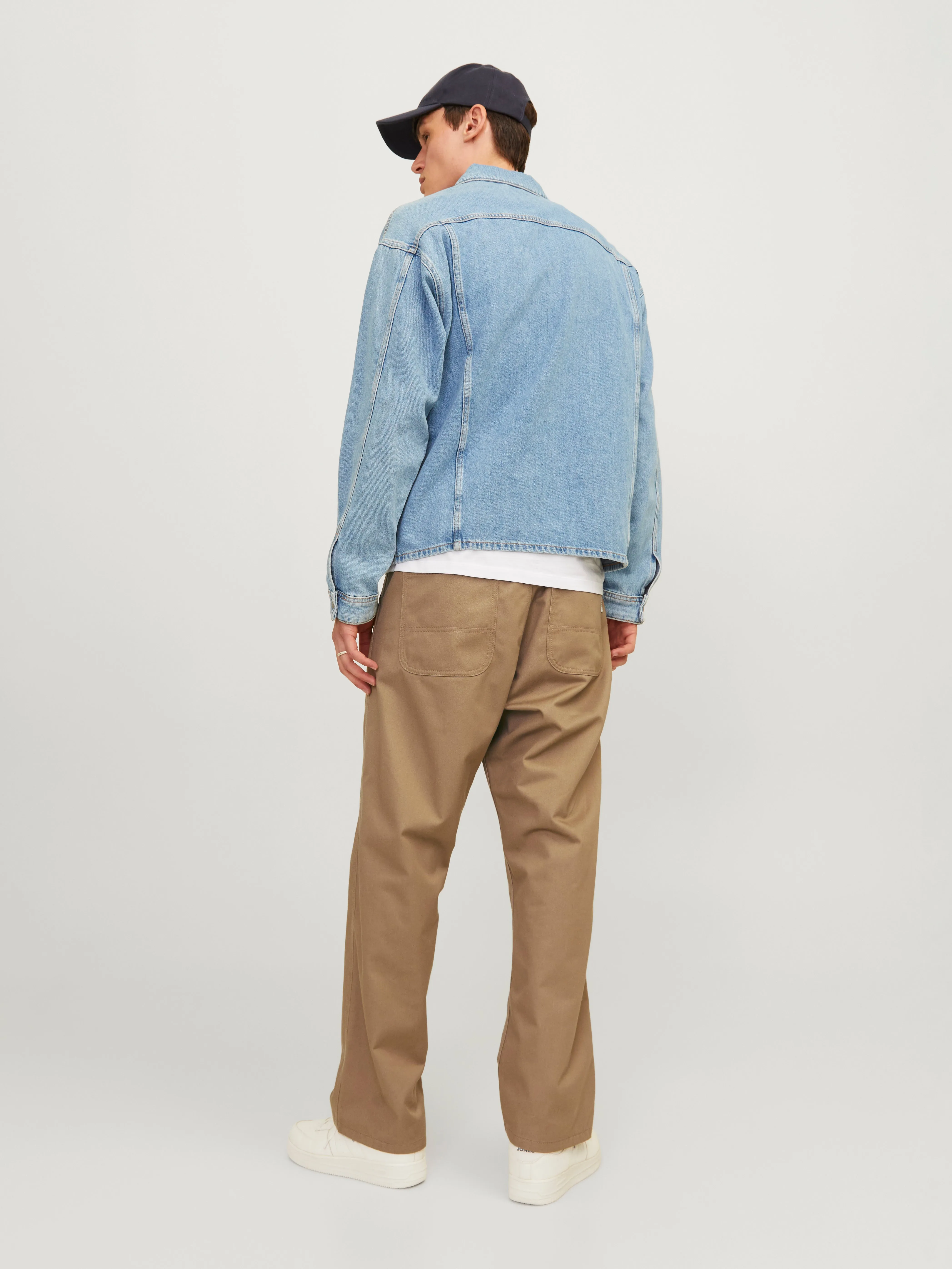 Pantalones worker Corte wide leg | Marrón claro | Jack & Jones®