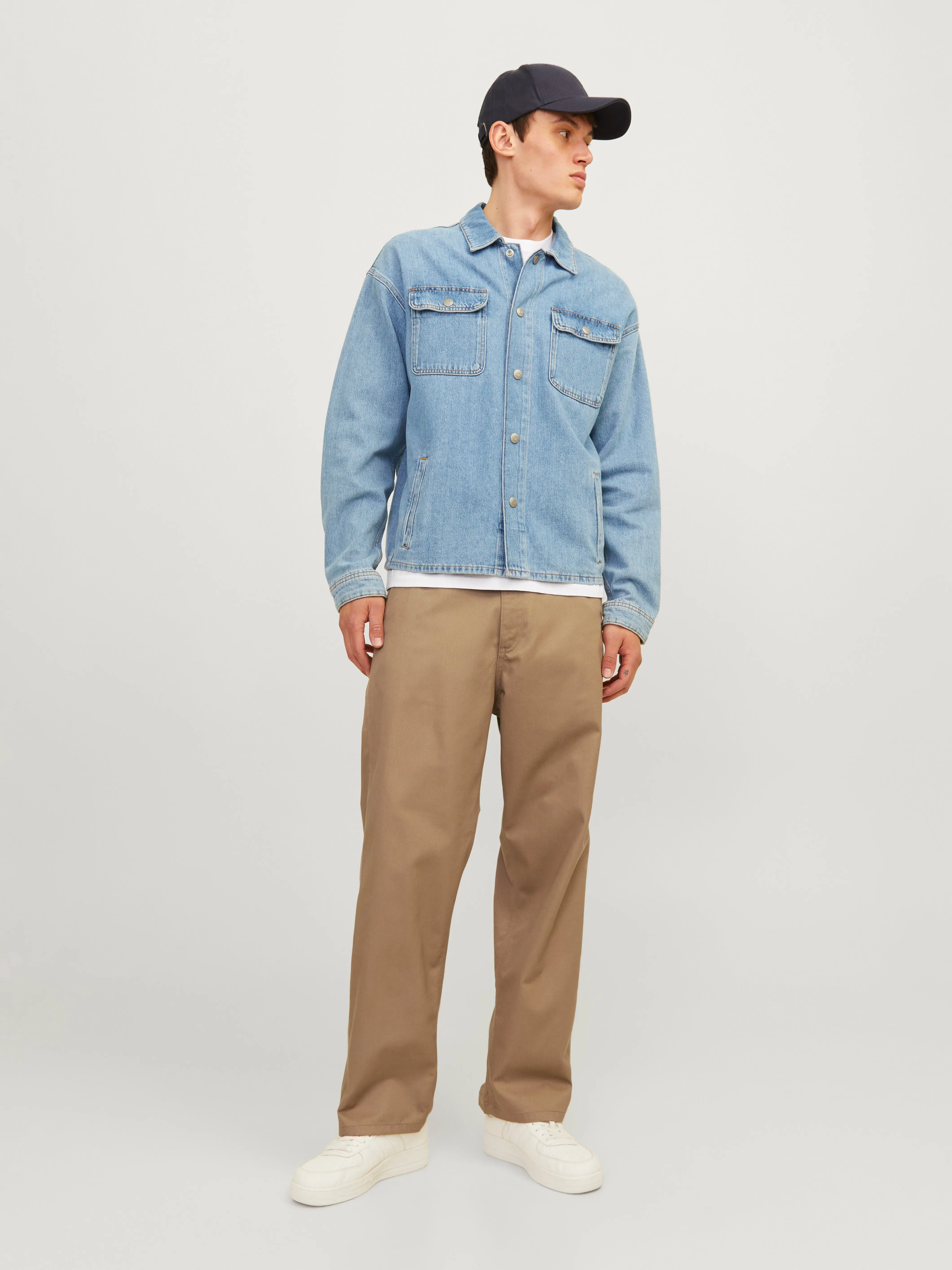 Pantalones worker Corte wide leg | Marrón claro | Jack & Jones®