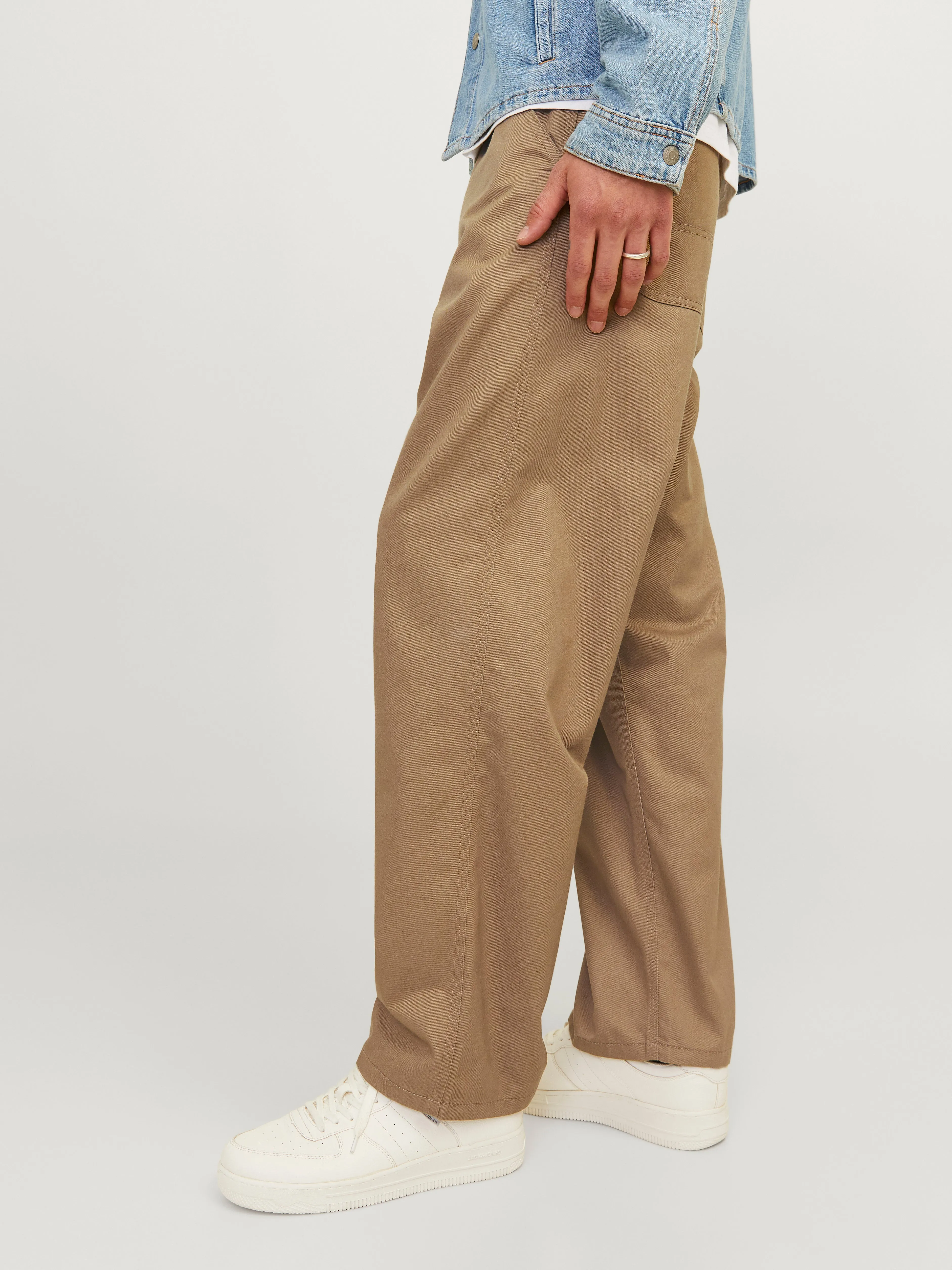 Pantalones worker Corte wide leg | Marrón claro | Jack & Jones®