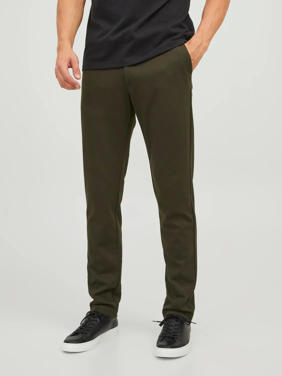 Paquete de 2 Pantalones chinos Corte slim | Verde oscuro | Jack & Jones®