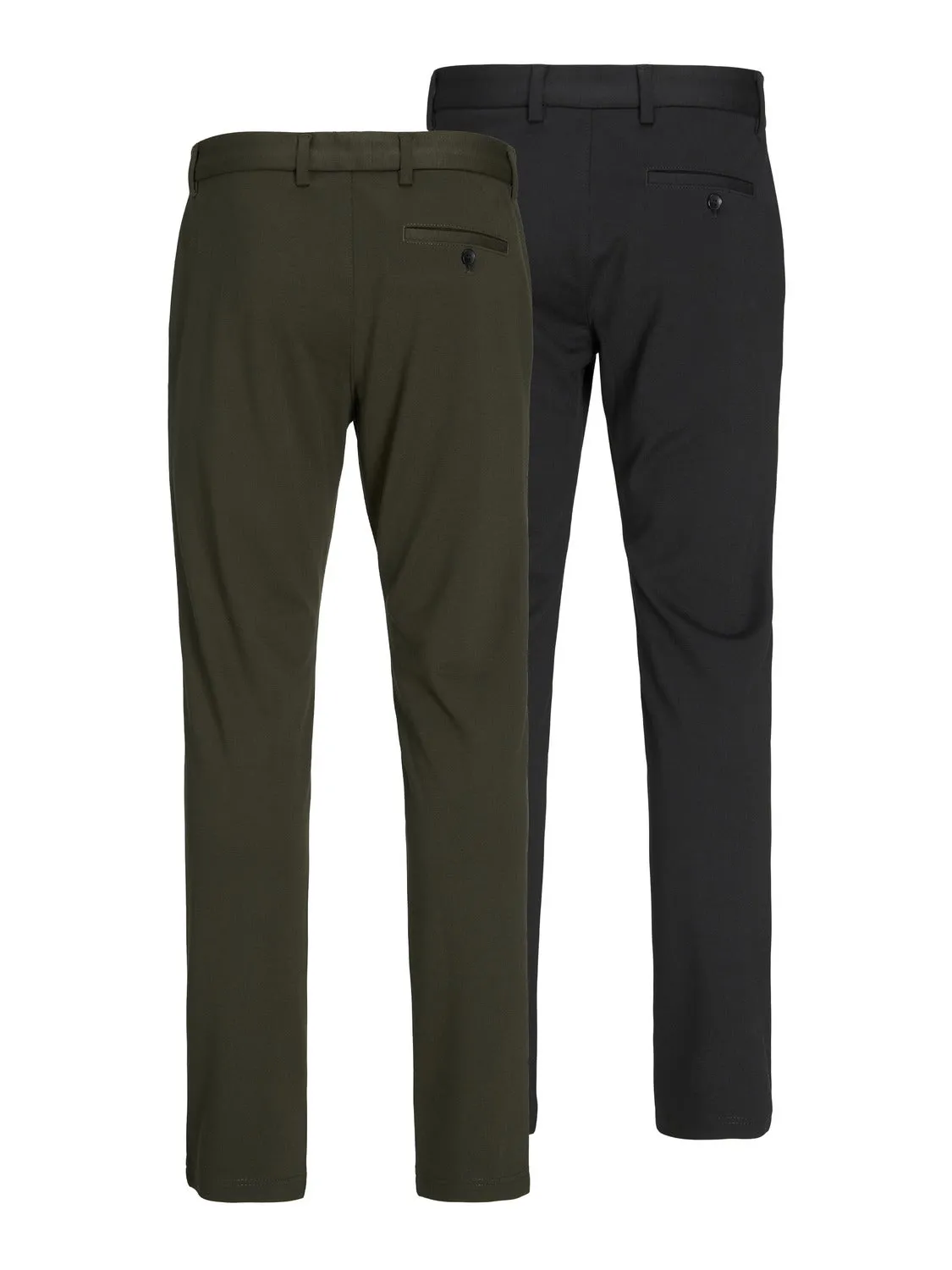 Paquete de 2 Pantalones chinos Corte slim | Verde oscuro | Jack & Jones®