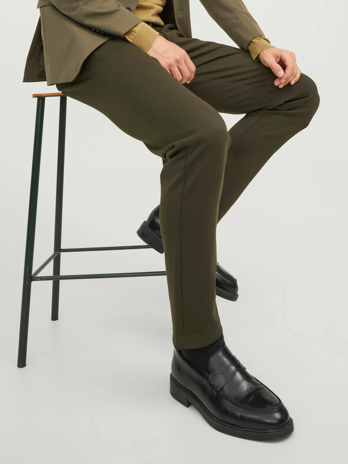 Paquete de 2 Pantalones chinos Corte slim | Verde oscuro | Jack & Jones®