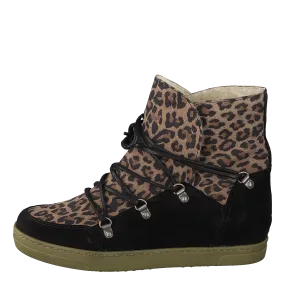 Pavement zapatos Uma Wool Leopard Suede