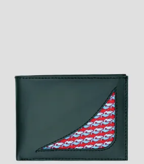 Pineda Covalin Cartera bifold en piel Mestli con estampado de México Hombre