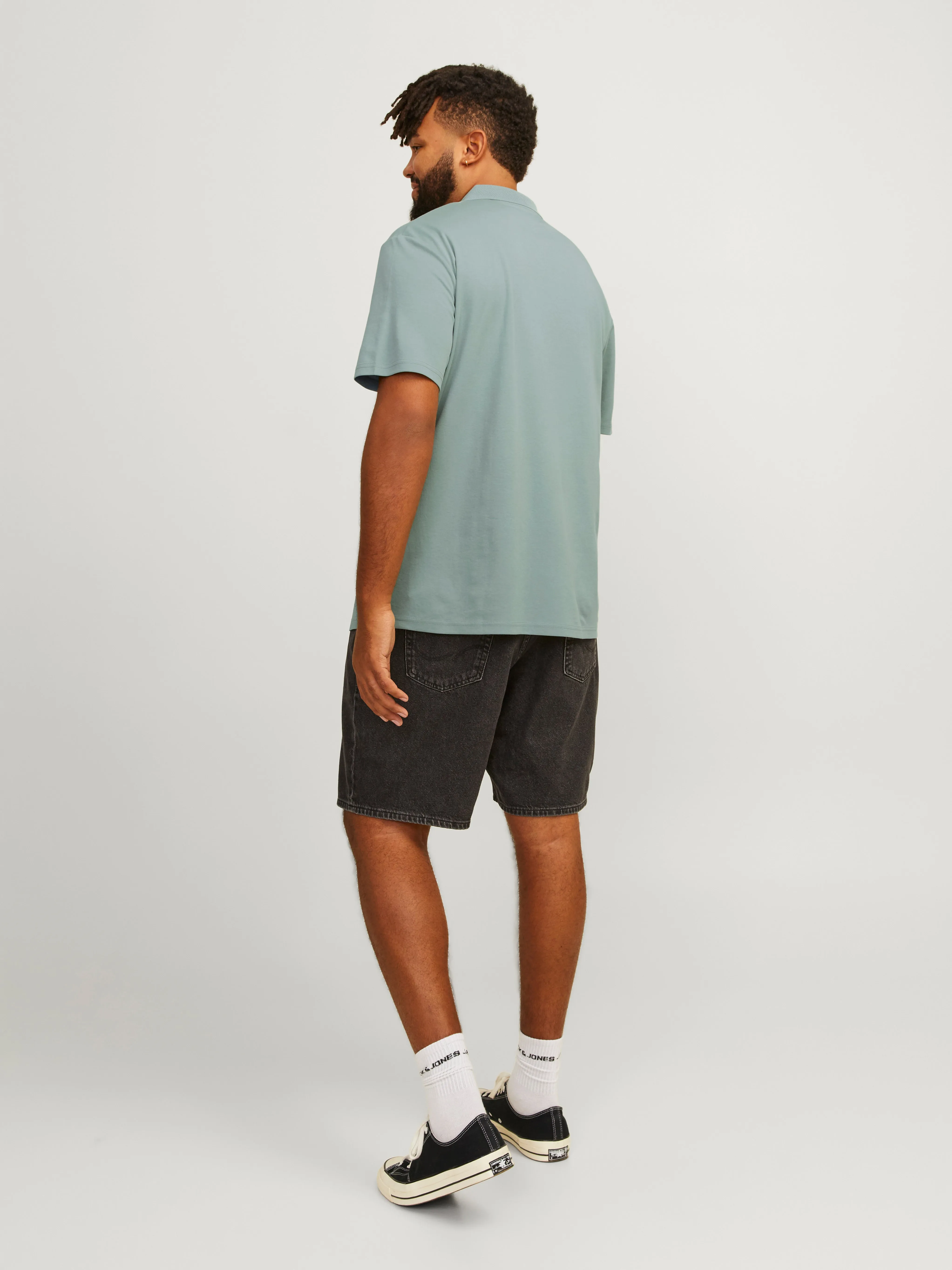 Plus Camiseta Liso | Verde intermedio | Jack & Jones®