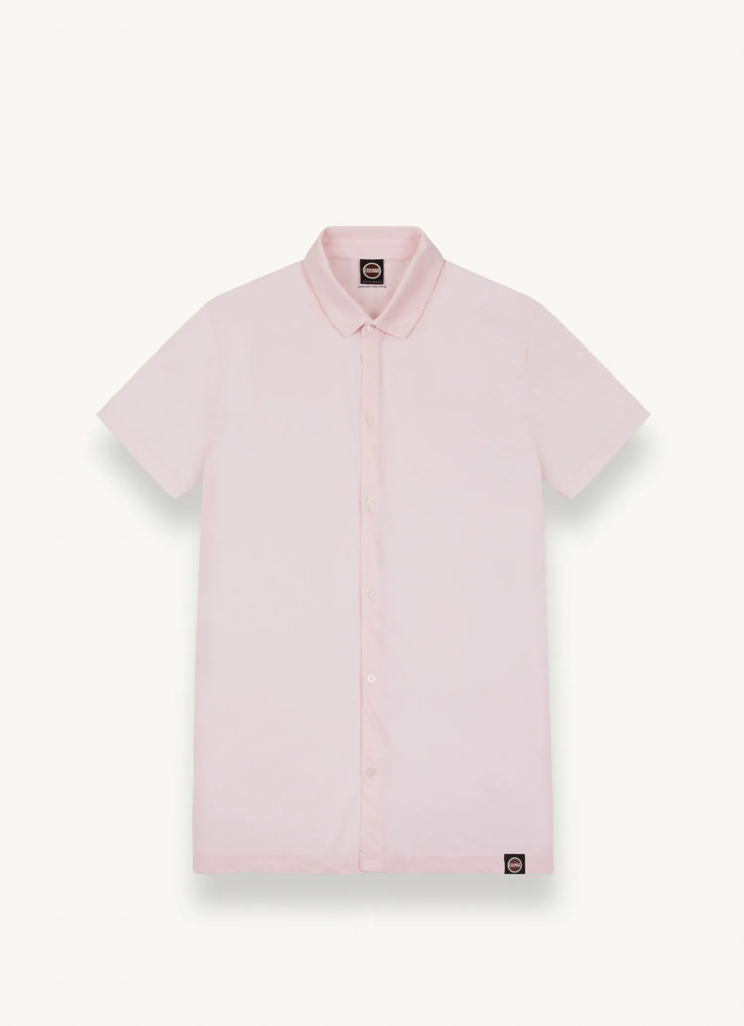 Polo-camisa de manga corta en algodón Pima