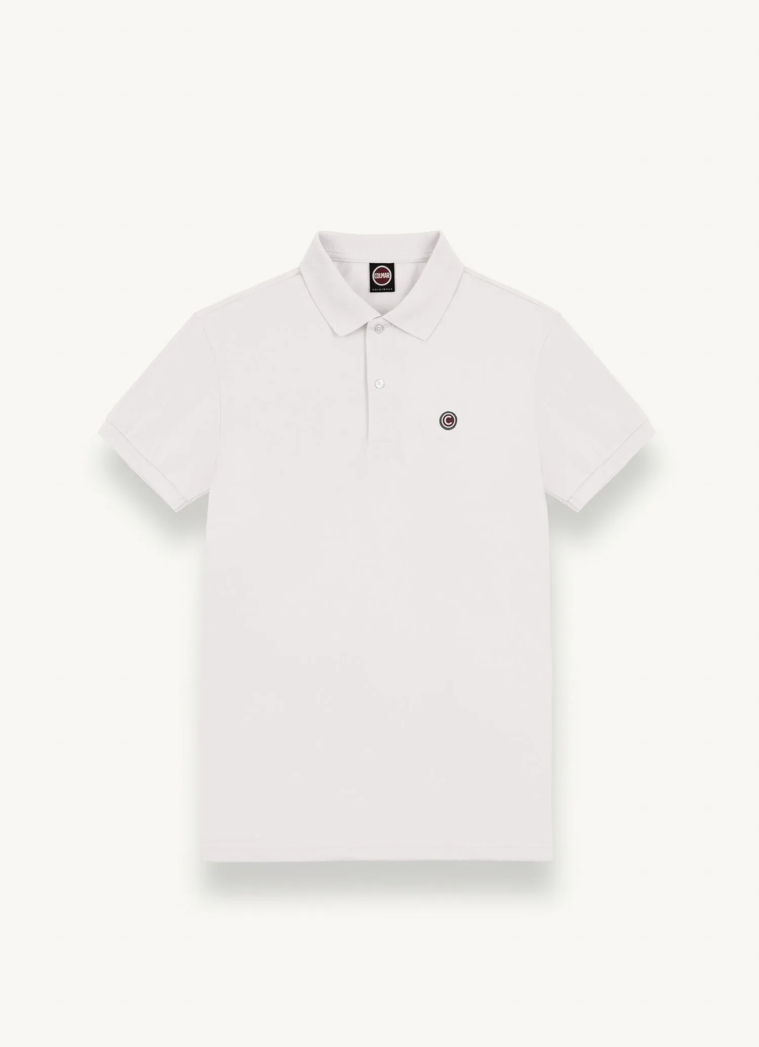 Polo de piqué con bordes de canalé