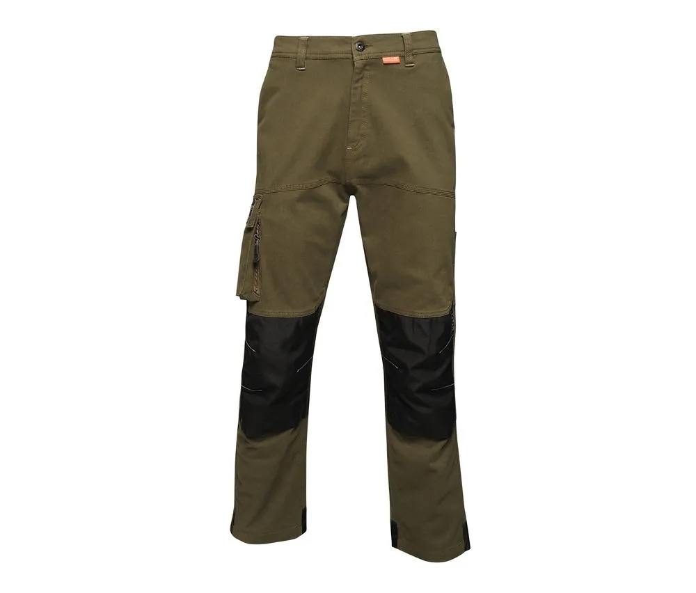 Regatta RG373R - Pantalones elásticos NG140 - Dark Khaki