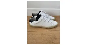 SAINT LAURENT Deportivas T.UE 39.5 Cuero Blanco 