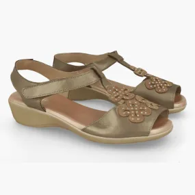 SANDALIAS CONFORT MUJER PIEL MOD. CECIL