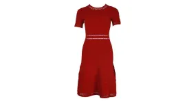 Sandro Mini vestido rojo Roja 