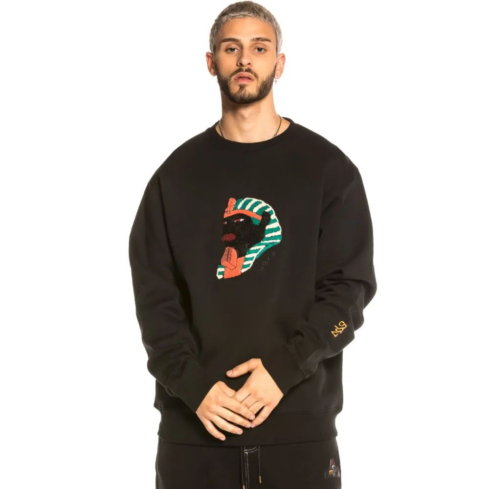 Sudadera Grimey Call of Yore Crewneck FW20 Black