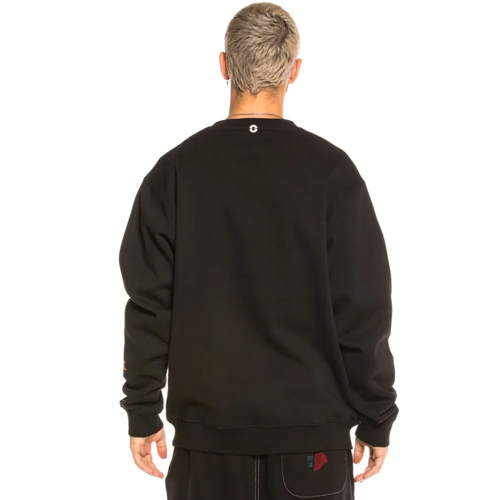 Sudadera Grimey Call of Yore Crewneck FW20 Black