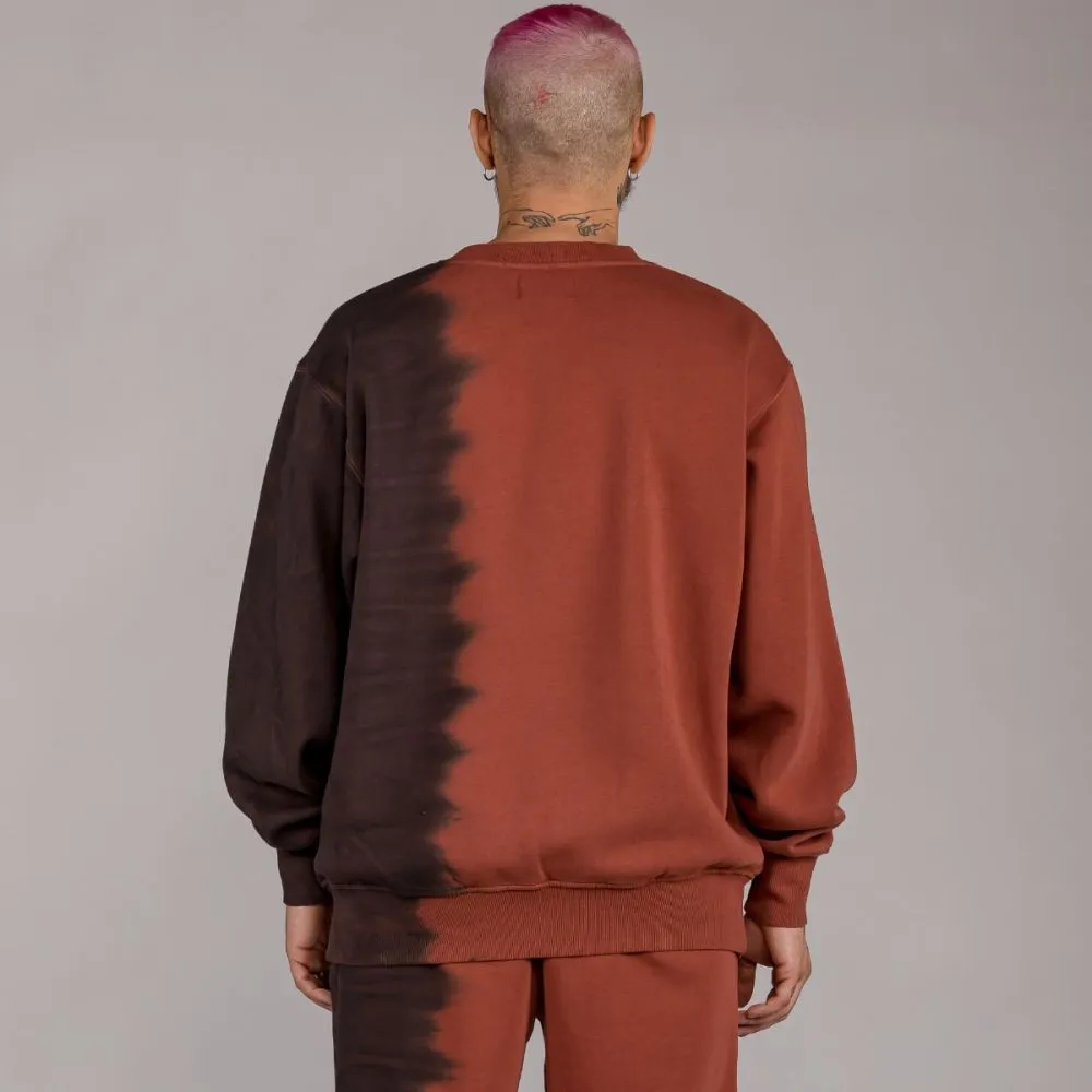 Sudadera Grimey "DUST STORM" Tie & Dye Crewneck - Brown | Fall 22