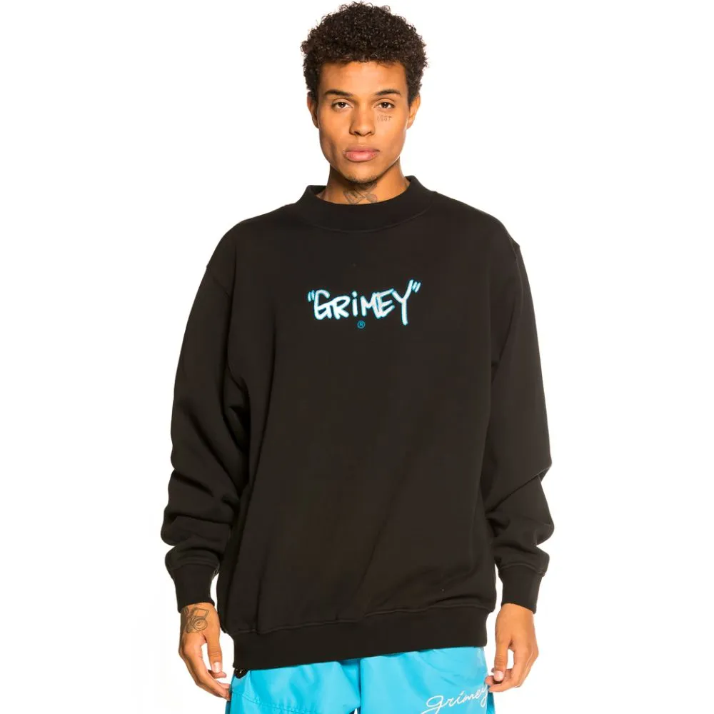 Sudadera Grimey "Gem Cutting" Crewneck - Black | Fall 21