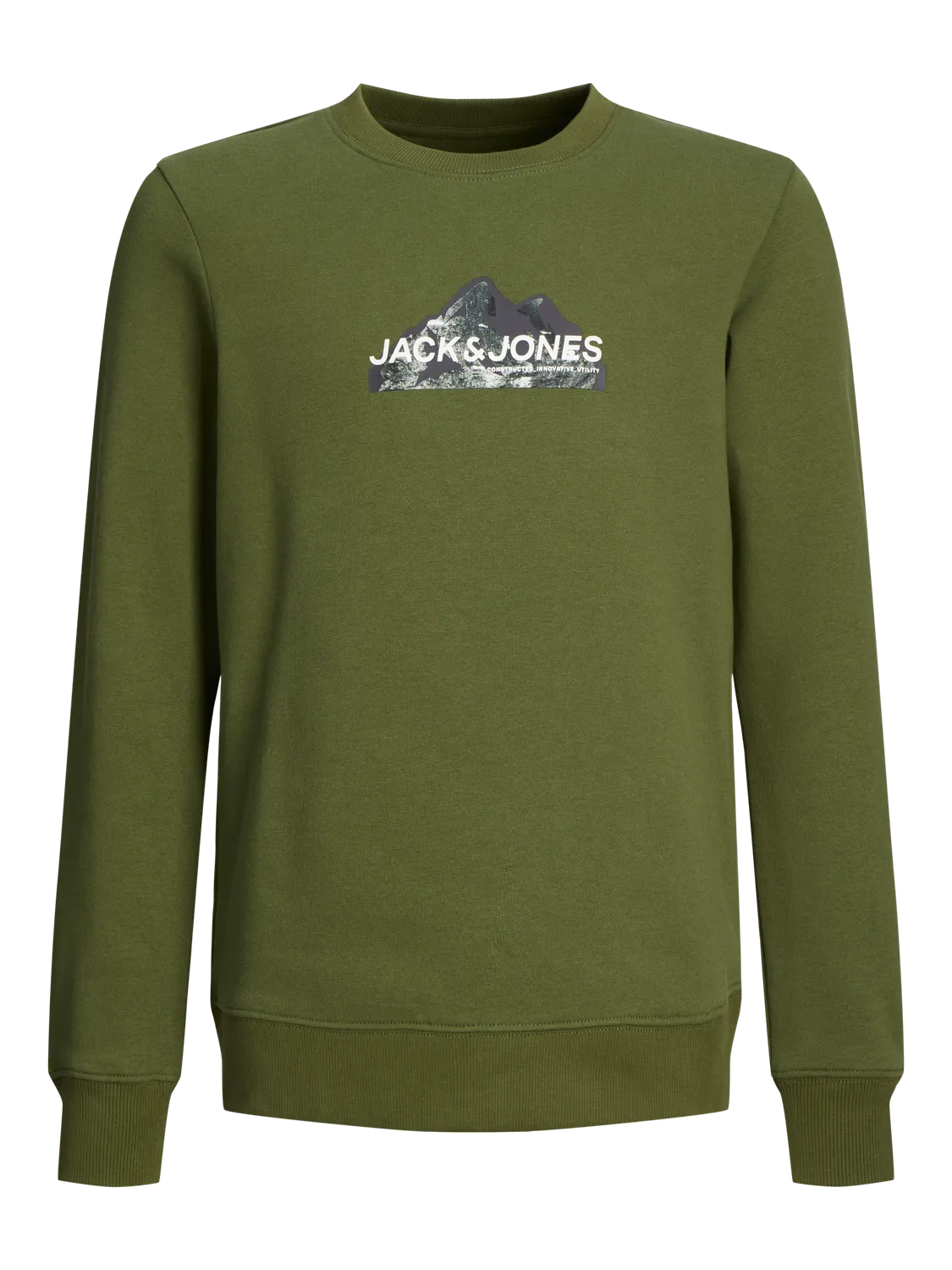 Sudadera Logotipo Junior | Verde oscuro | Jack & Jones®