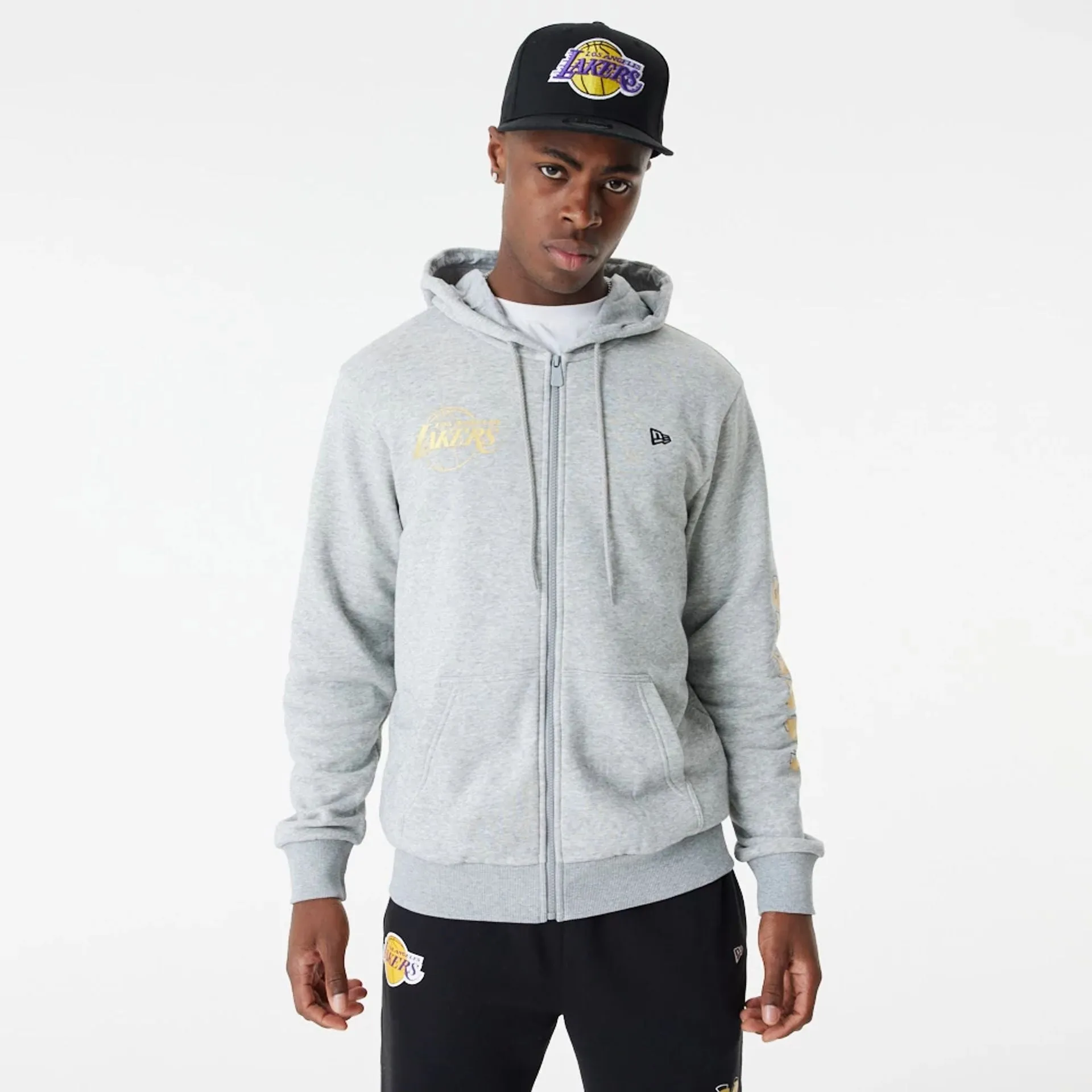 Sudadera New Era LA Lakers Team Script