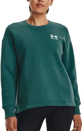 Sudadera Under Armour Rival Fleece Oversize Crew-GRN