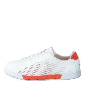 Swims zapatos Breeze Tennis Knit White/swims Orange