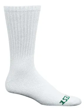 TAYLOR HOSIERY Calcet×n largo, blanco sÝlido, HyTest AS275WHT-12 PK para hombre