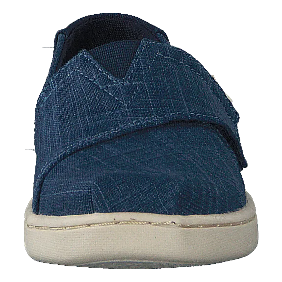 Toms zapatos Mblu Croshatch Linen Tn Alpr E Blue