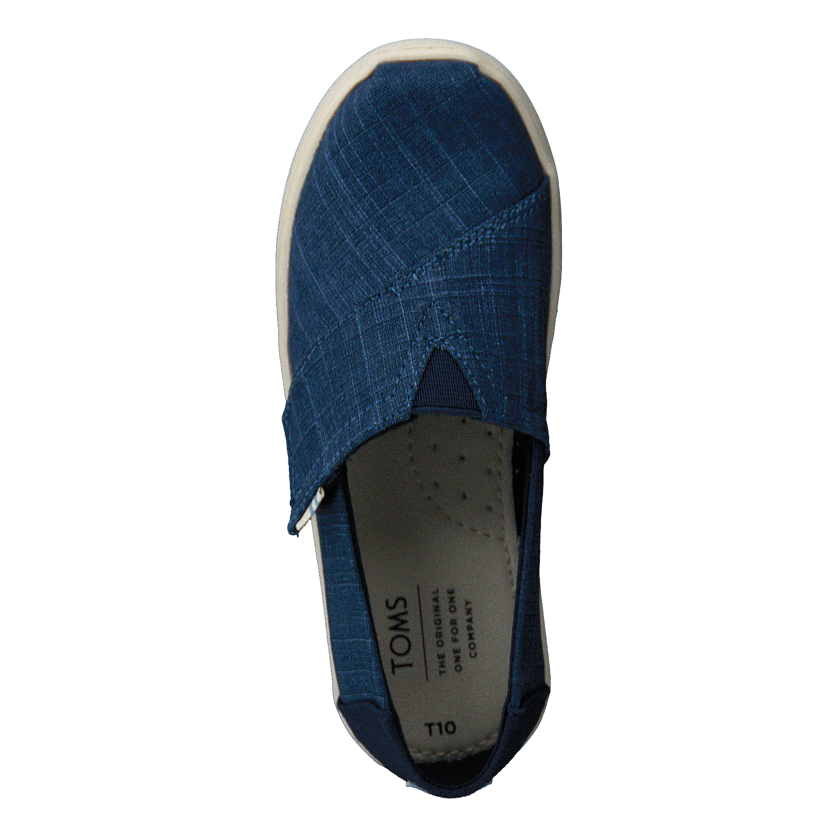 Toms zapatos Mblu Croshatch Linen Tn Alpr E Blue