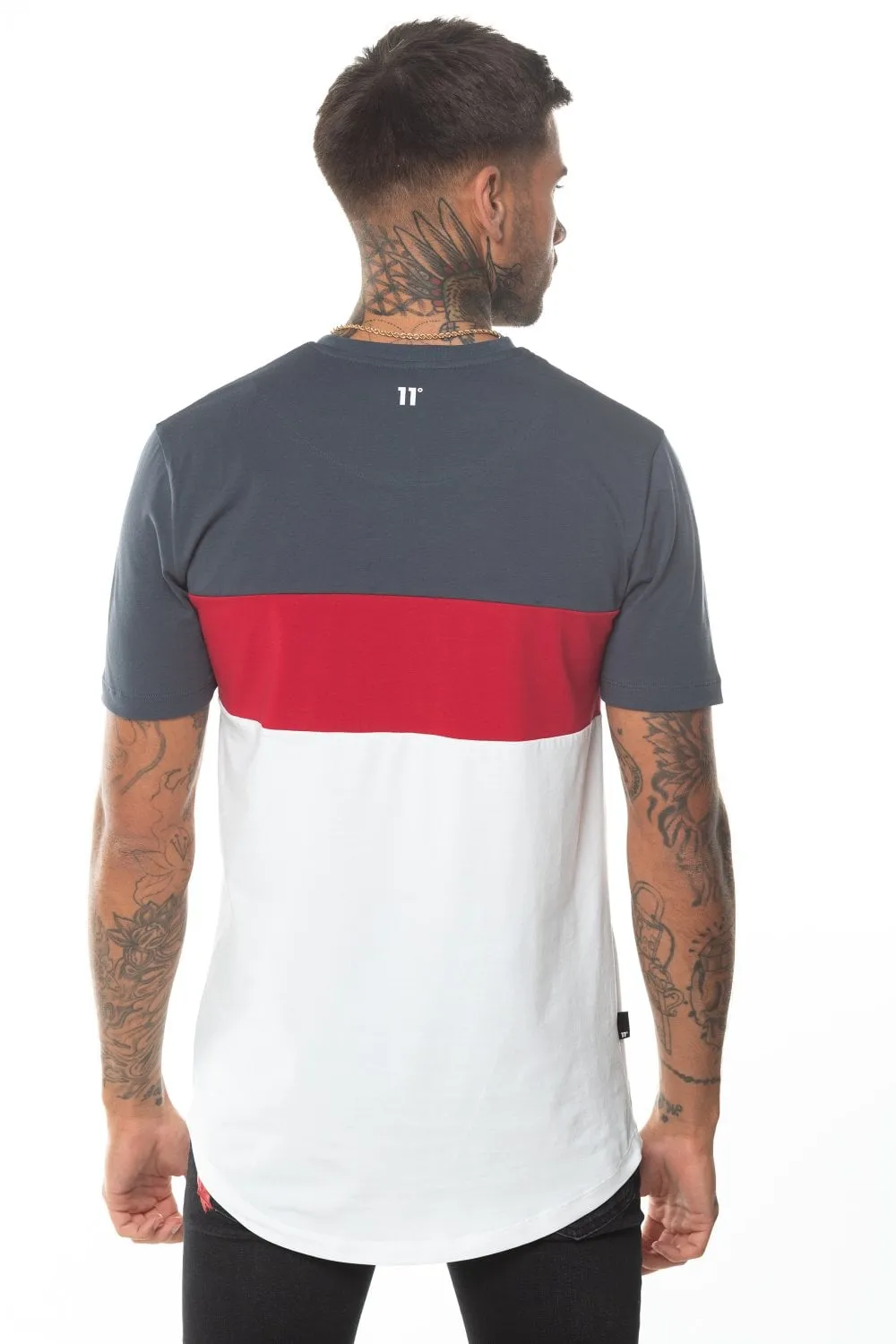 TRIPLE PANEL T-SHIRT ANTRACITE,SKI,PATROL RED,WHITE