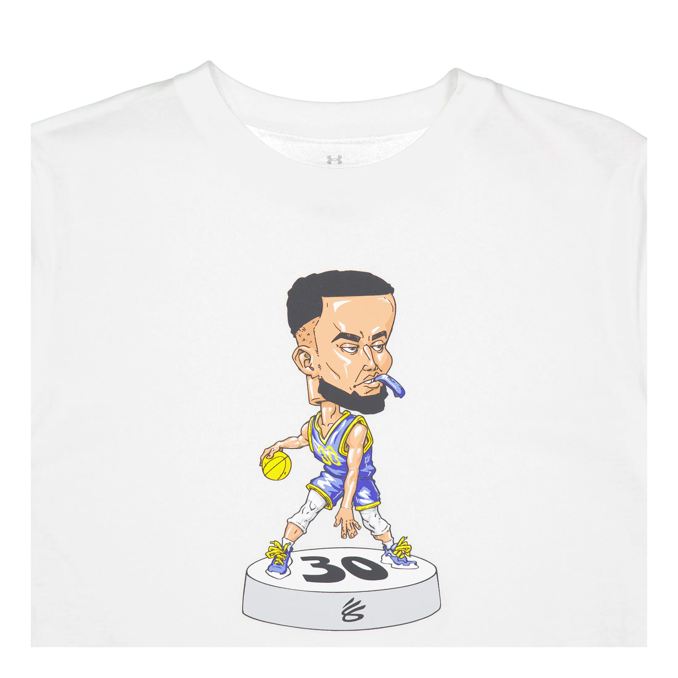 Under Armour Ua Curry Bobblehead Ss White